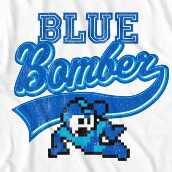 Mega Man Blue Bomber Video Game Character Classic Gamer Fan Cartoon Graphic 159 - Picture 2 of 5